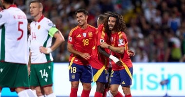 إسبانيا تهزم بلغاريا بثلاثية مذهلة في الشوط الأول بتصفيات كأس العالم 2026