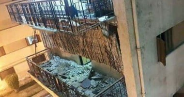 إصابة 3 أشخاص بينهم حالة خطرة جراء انهيار شرفة منزل في الزقازيق