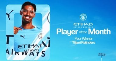 تيجاني رايندرز يفوز بجائزة أفضل لاعب في مانشستر سيتي لشهر أغسطس