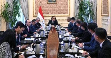 رئيس الوزراء يلتقي رئيس شركة صينية رائدة في تصنيع مكونات محطات الطاقة الشمسية وطاقة الرياح