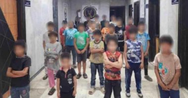 ضبط الداخلية 23 طفلاً من ضحايا الاستغلال في شوارع القاهرة والجيزة