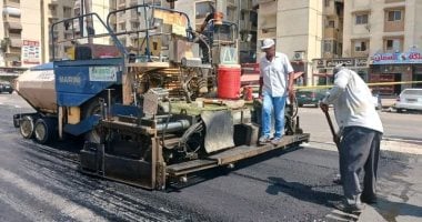قطار التنمية يصل ضواحي ومناخ بورسعيد مع تحديث الطرق وتطوير الشوارع بالصور