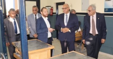 محافظ القليوبية يزور مدرسة إيجيبت جولد للتكنولوجيا التطبيقية للحلي والمجوهرات في العبور