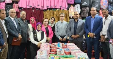 معرض ملابس مجاني للطلاب الأيتام وغير القادرين في كفر الشيخ
