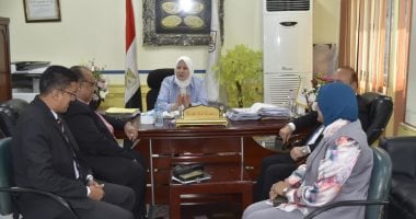 وكيل تعليم بني سويف يستقبل مدير عام الإدارة العامة للأزمات بوزارة التربية والتعليم